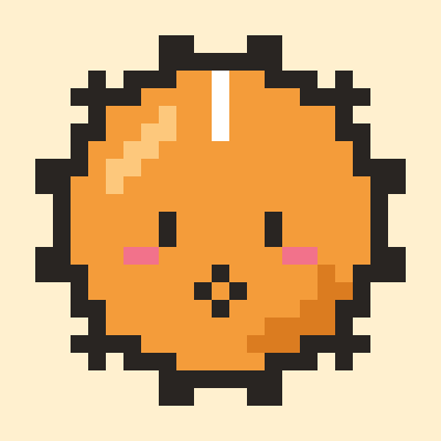驚くツマミくん